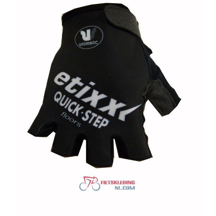 2020 Etixx Quick Step Korte Handschoenen Zwart